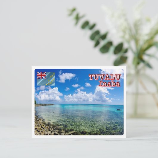 Inaba - Tuvalu - Zee Uitzicht - Briefkaart (Staand voorkant)