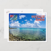 Inaba - Tuvalu - Zee Uitzicht - Briefkaart (Voorkant / Achterkant)