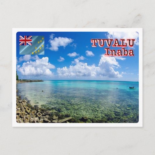 Inaba - Tuvalu - Zee Uitzicht - Briefkaart (Voorkant)