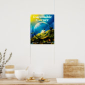 Inaccessible Corner − Where the Mind Finds Silence Poster (Keuken)