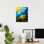 Inaccessible Corner − Where the Mind Finds Silence Poster (Thuiskantoor)
