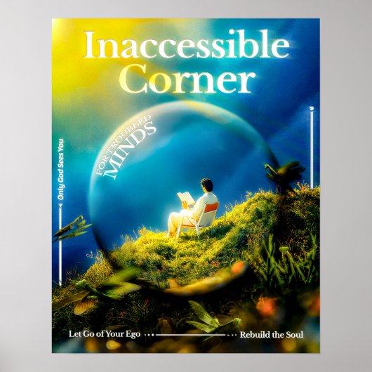 Inaccessible Corner − Where the Mind Finds Silence Poster (Voorkant)