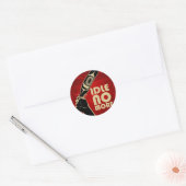 InactiefNiet meer Ronde Sticker (Envelop)