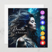 Inademen en loslaten | Mooie etherische vrouw (Voorkant / Achterkant)