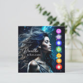 Inademen en loslaten | Mooie etherische vrouw (Staand voorkant)