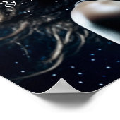 Inademen en loslaten | Mooie etherische vrouw Poster (Hoek)