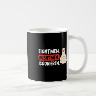 Inademen Uitademen Negeren Grappige Lama Yoga  Koffiemok