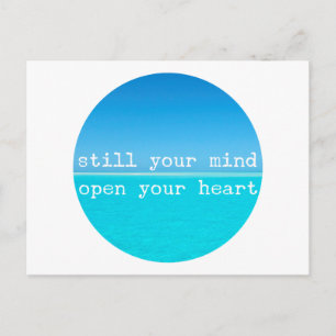 Inademen Uitademen Ontspannende Meditatie Quote Briefkaart