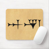 Inanna Cuneiform Muismat (Met muis)