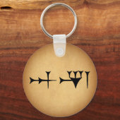 Inanna Cuneiform Sleutelhanger (Voorkant)