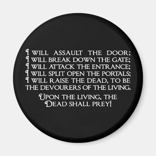 Inanna/Ishtar die het Onderwereldcitaat ingaat Magneet (Voorkant)