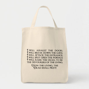 Inanna/Ishtar die het Onderwereldcitaat ingaat Tote Bag