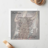 Inanna/Ishtar Invocatie Pagan Wiccan Note Kaart Notitiekaartje (Voorkant / Achterkant in situ)