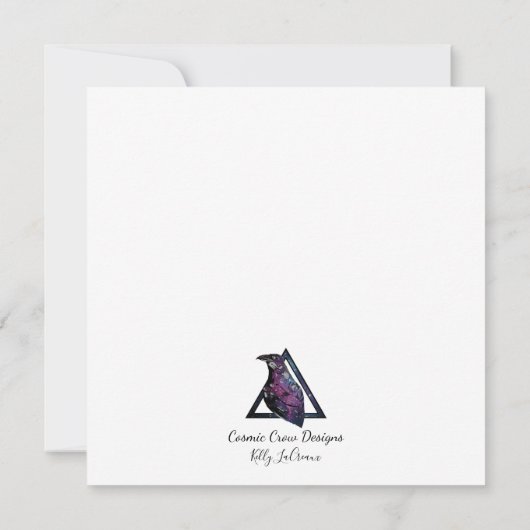 Inanna/Ishtar Invocatie Pagan Wiccan Note Kaart Notitiekaartje (Achterkant)