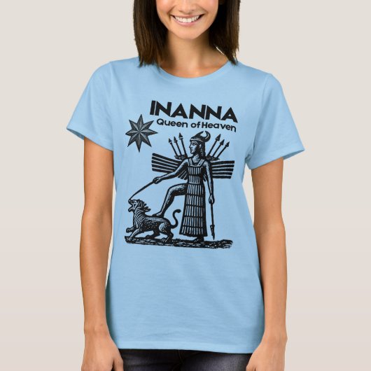 INANNA Ishtar Koningin van de Hemel T-shirt (Voorkant)