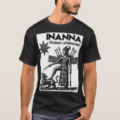 INANNA Ishtar Koningin van de Hemel T-shirt (Voorkant)