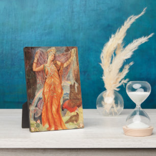 Inanna/Ishtar Pagan Wiccan Goddess Altar Plaque Fotoplaat