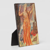 Inanna/Ishtar Pagan Wiccan Goddess Altar Plaque Fotoplaat (Zijkant)