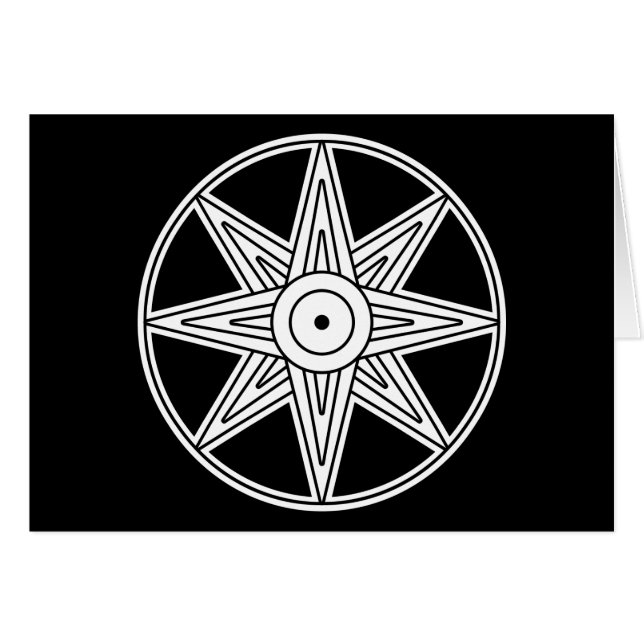 Inanna Star Symbool (Voorkant Horizontaal)
