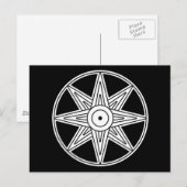 Inanna Star Symbool Briefkaart (Voorkant / Achterkant)
