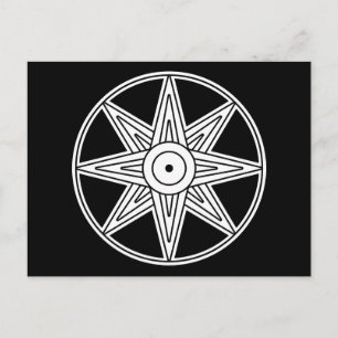 Inanna Star Symbool Briefkaart