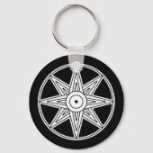 Inanna Star Symbool Sleutelhanger (Voorkant)