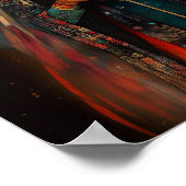 Inanna Sumerian Goddess Art Nouveau Fantasy Poster (Hoek)