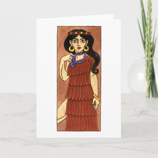 Inanna Wenskaart Kaart (Voorkant)