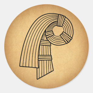 Inanna's Knot Ronde Sticker