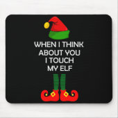 Inappropriate Christmas Shirt Funny Xmas  Muismat (Voorkant)