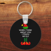 Inappropriate Christmas Shirt Funny Xmas  Sleutelhanger (Voorkant)