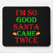 Inappropriate Christmas Shirts Uni Adult Black Sma Muismat (Voorkant)