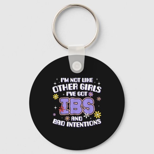 Inappropriate Funny Ibs Meme Embarring Adult Humor Sleutelhanger (Voorkant)