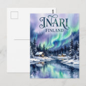 Inari Finland wordt Briefkaart (Voorkant / Achterkant)