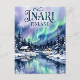 Inari Finland wordt Briefkaart