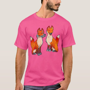 Inari Shrine Foxes T-shirt