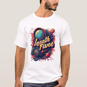 "Inath Five" - futuristische kunst van de ruimte e T-shirt