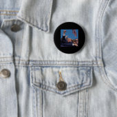 Ination Poging - Trumps Rally in Pennsylvania Ronde Button 5,7 Cm (In situ)