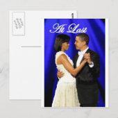 Inaugural Ball Dance Briefkaart (Voorkant / Achterkant)