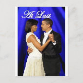 Inaugural Ball Dance Briefkaart (Voorkant)