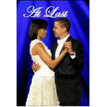 Inaugural Ball Dance Staand Fotobeeldje<br><div class="desc">Michelle en Barack Obama delen hun eerste inaugurale bal dans met het lied. "Eindelijk"</div>