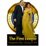 Inaugural Ball Photo Sculpture Staand Fotobeeldje<br><div class="desc">Prachtige weergave van President Barack Obama en First Lady Michelle op fotobeeldhouwkunst gemaakt door de kunstenaar Cheryl Daniels uit Chicago.</div>