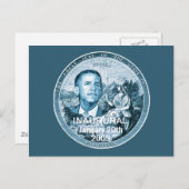 Inaugural CALIFORNIA Briefkaart (Voorkant / Achterkant)