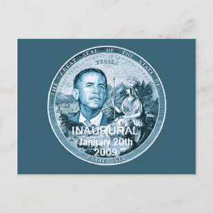 Inaugural CALIFORNIA Briefkaart