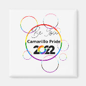 Inaugural Cam Pride Magnet 2022 (Voorkant)