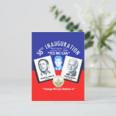 Inaugural JFK Briefkaart (Staand voorkant)