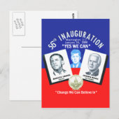 Inaugural JFK Briefkaart (Voorkant / Achterkant)