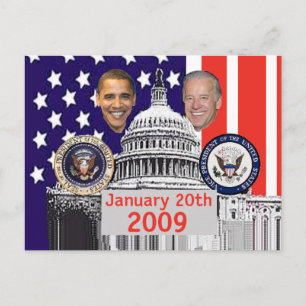 INAUGURAL Jugate Briefkaart