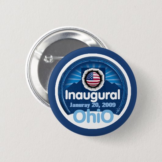 Inaugural OHIO Button (Voorkant /achterkant)