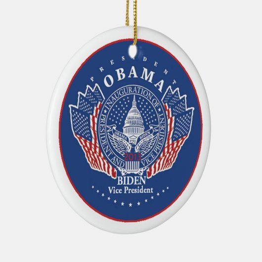 Inaugurale 2013 keramisch ornament (Rechts)